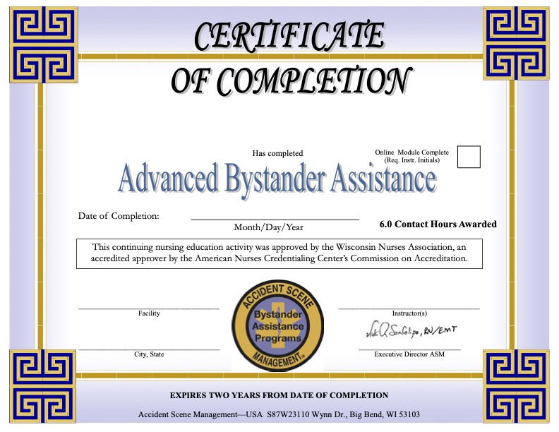 Advanced Certificate