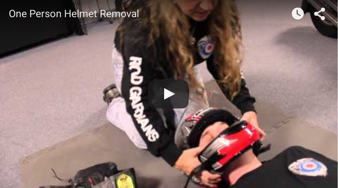 One Person Helmet Removal
