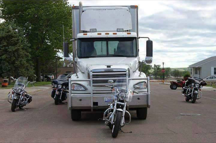 Semi Blind Spots with Motorcycles